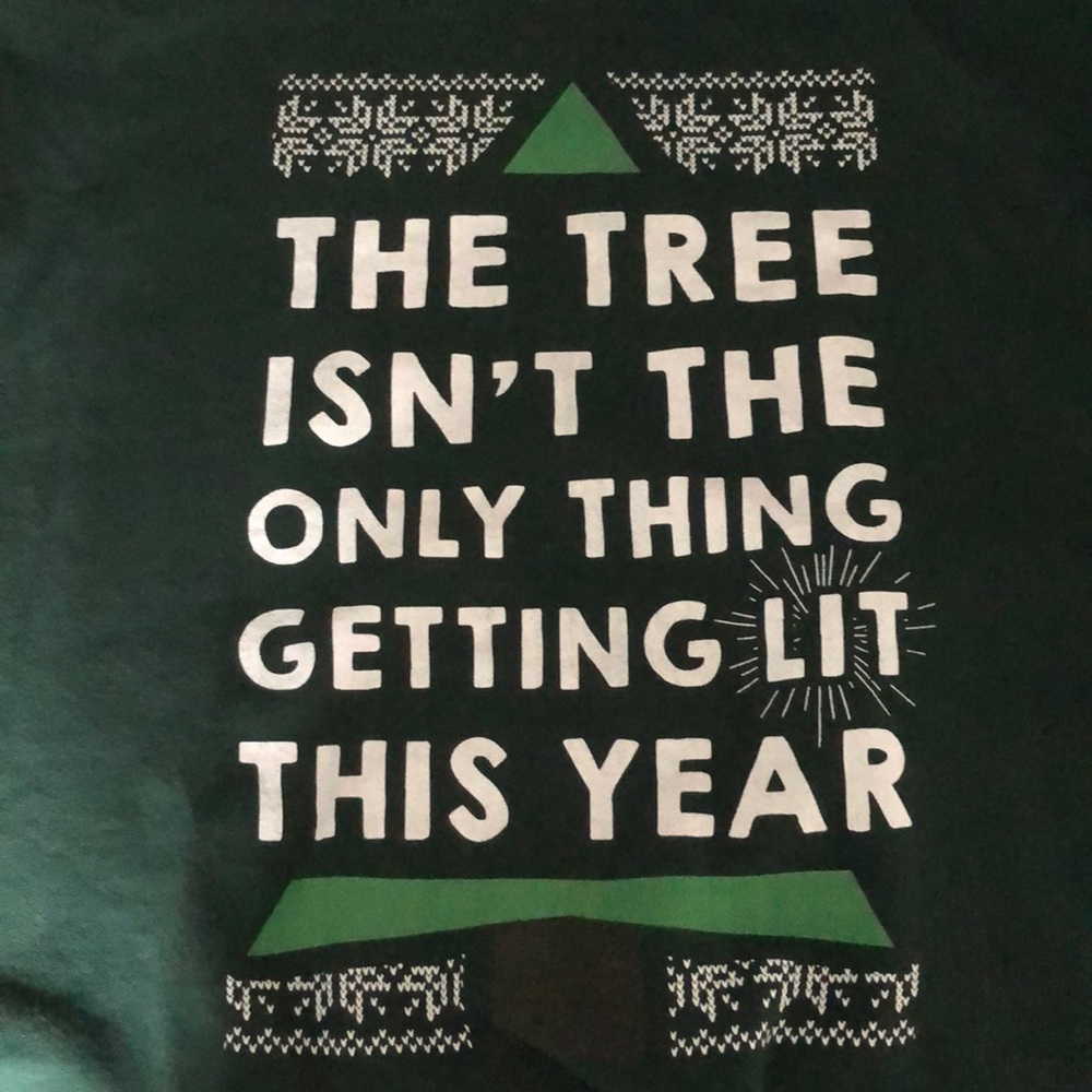 Dark Green Funny Christmas Sweater